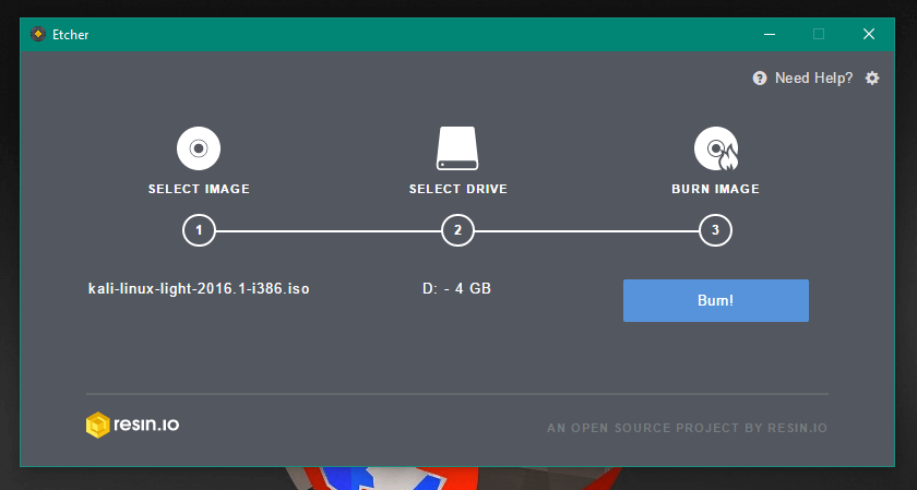 usb burn kali to linux iso to how avec Etcher bootable  USB Créer simplement une  clé Angristan