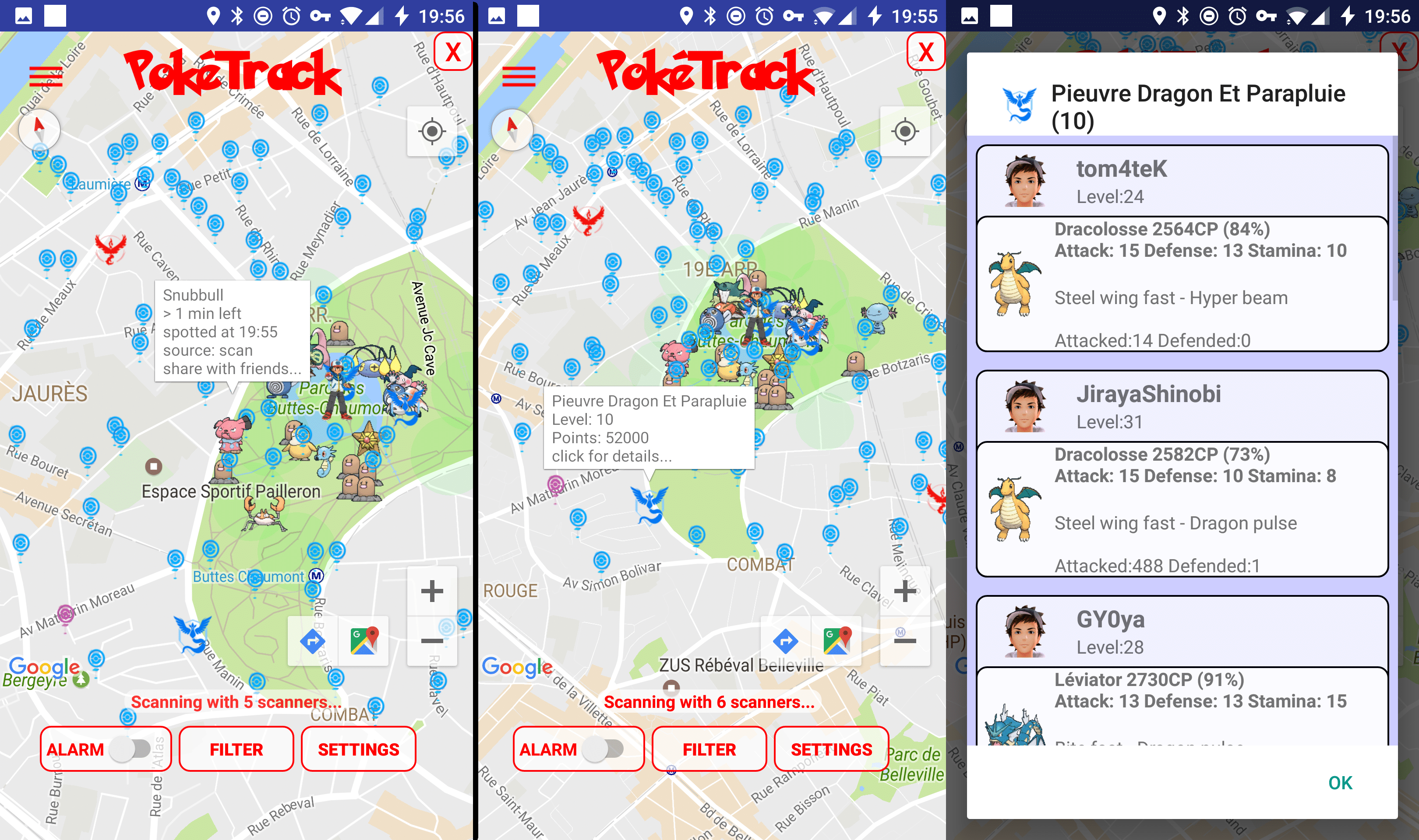 Scan Pokétrack