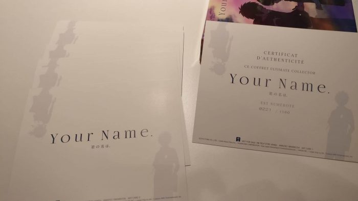 Déballage de l'édition collector limitée française de Kimi no Na Wa